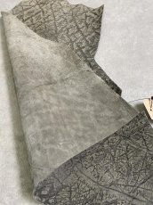 画像5: ヒポポタマス　カバ革　エンボス　グレー  ヒポレザー　かば革　型押し　 (5)