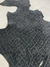 画像3: ヒポポタマス　カバ革　エンボスブラック　ヒポレザー　かば革 (3)