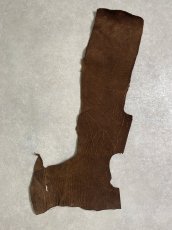 画像1: ヒポポタマス　カバ革　ブラウン　ヒポレザー　かば革 (1)