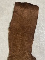 画像2: ヒポポタマス　カバ革　ブラウン　ヒポレザー　かば革 (2)
