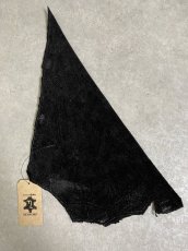 画像1: ヒポポタマス　カバ革　ブラック　ヒポレザー　かば革 (1)