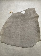 画像9: ヒポポタマス　カバ革　エンボス　グレー  ヒポレザー　かば革　型押し　 (9)