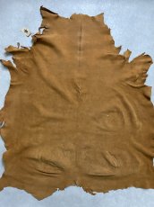 画像1: KUDUクードゥー　 床革スウェード　キャメル　クーズー (1)