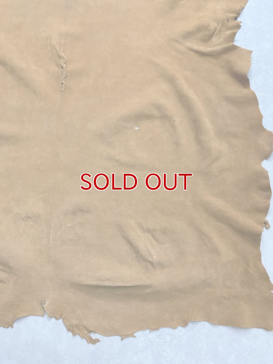 画像10: KUDUクードゥー　 床革スウェード　キャメル　クーズー (10)