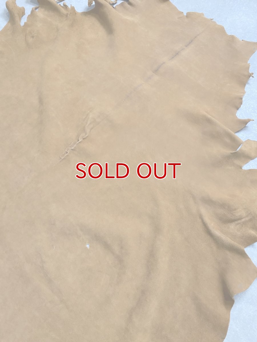 画像3: KUDUクードゥー　 床革スウェード　キャメル　クーズー (3)