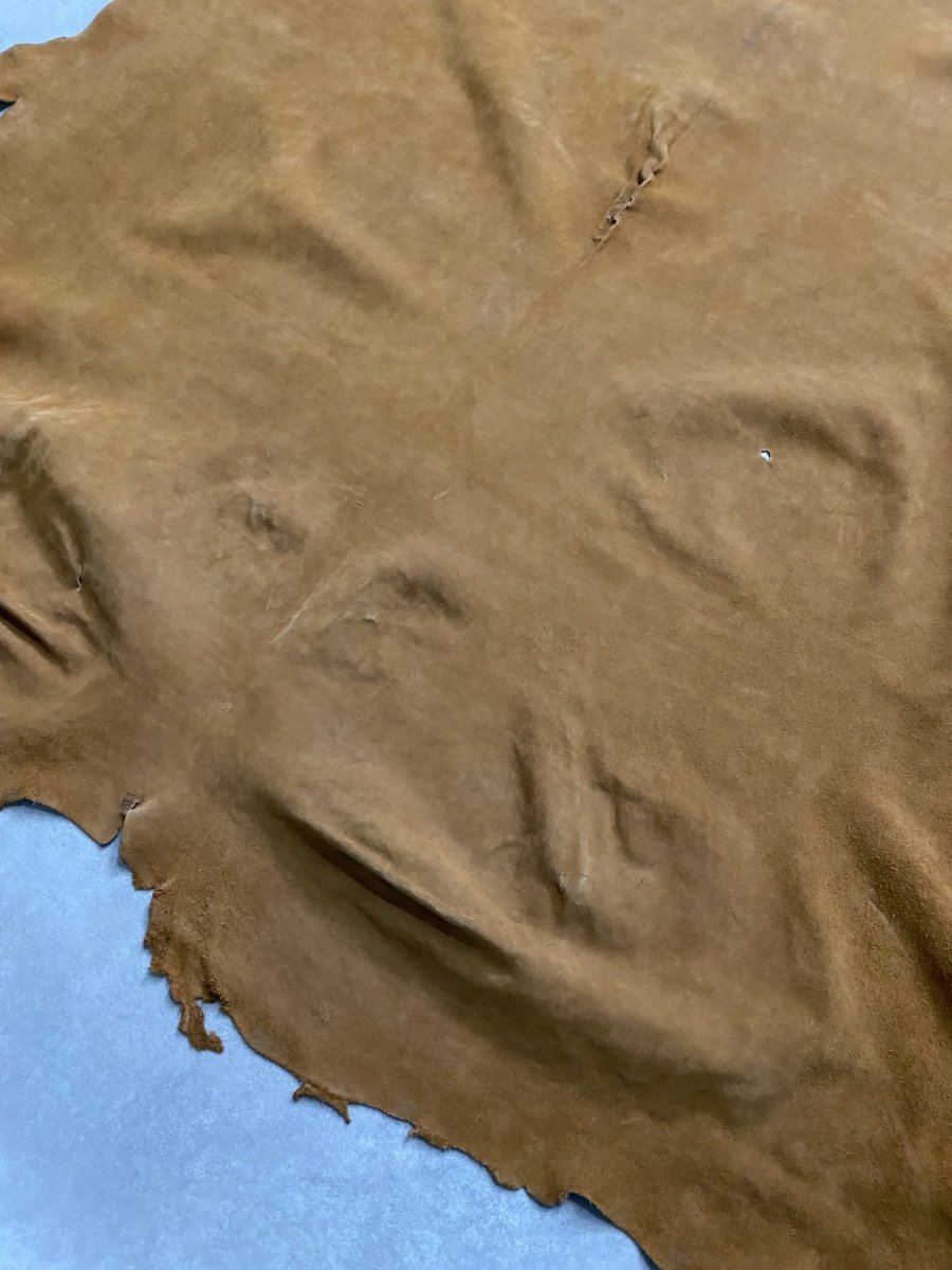 画像4: KUDUクードゥー　 床革スウェード　キャメル　クーズー (4)