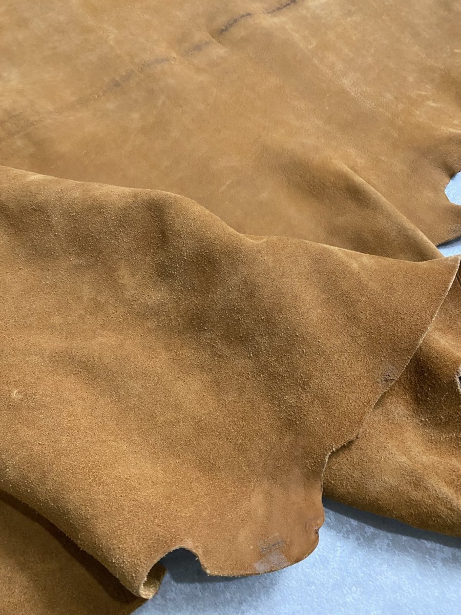 画像2: KUDUクードゥー　 床革スウェード　キャメル　クーズー (2)