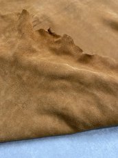 画像11: KUDUクードゥー　 床革スウェード　キャメル　クーズー (11)