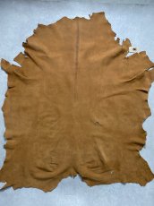 画像1: KUDUクードゥー　 床革スウェード　キャメル　クーズー (1)