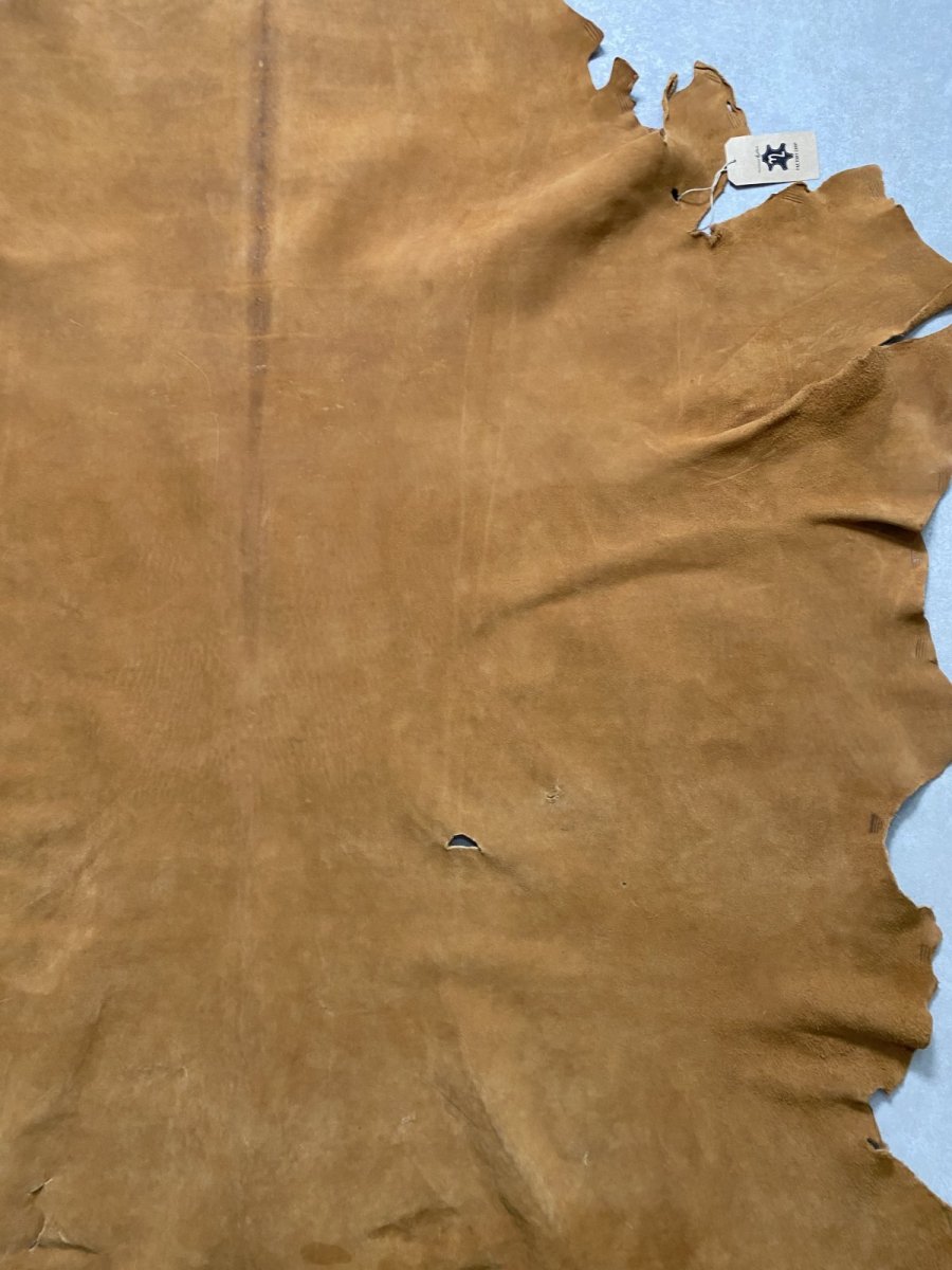 画像8: KUDUクードゥー　 床革スウェード　キャメル　クーズー (8)