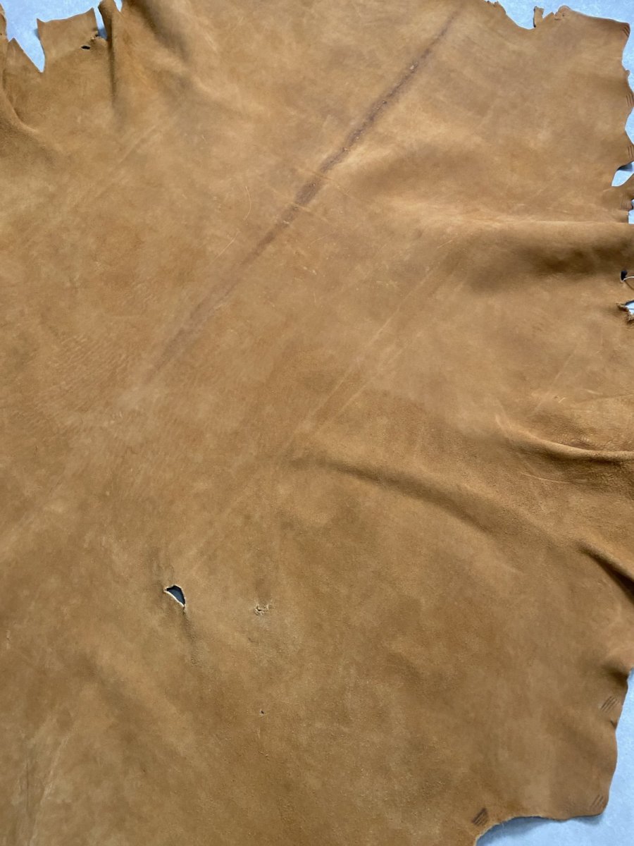 画像2: KUDUクードゥー　 床革スウェード　キャメル　クーズー (2)