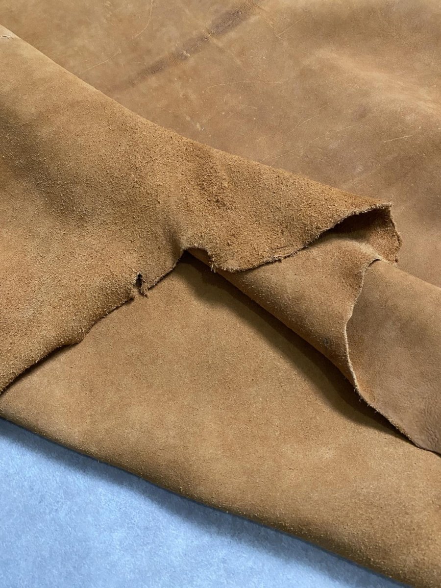 画像5: KUDUクードゥー　 床革スウェード　キャメル　クーズー (5)