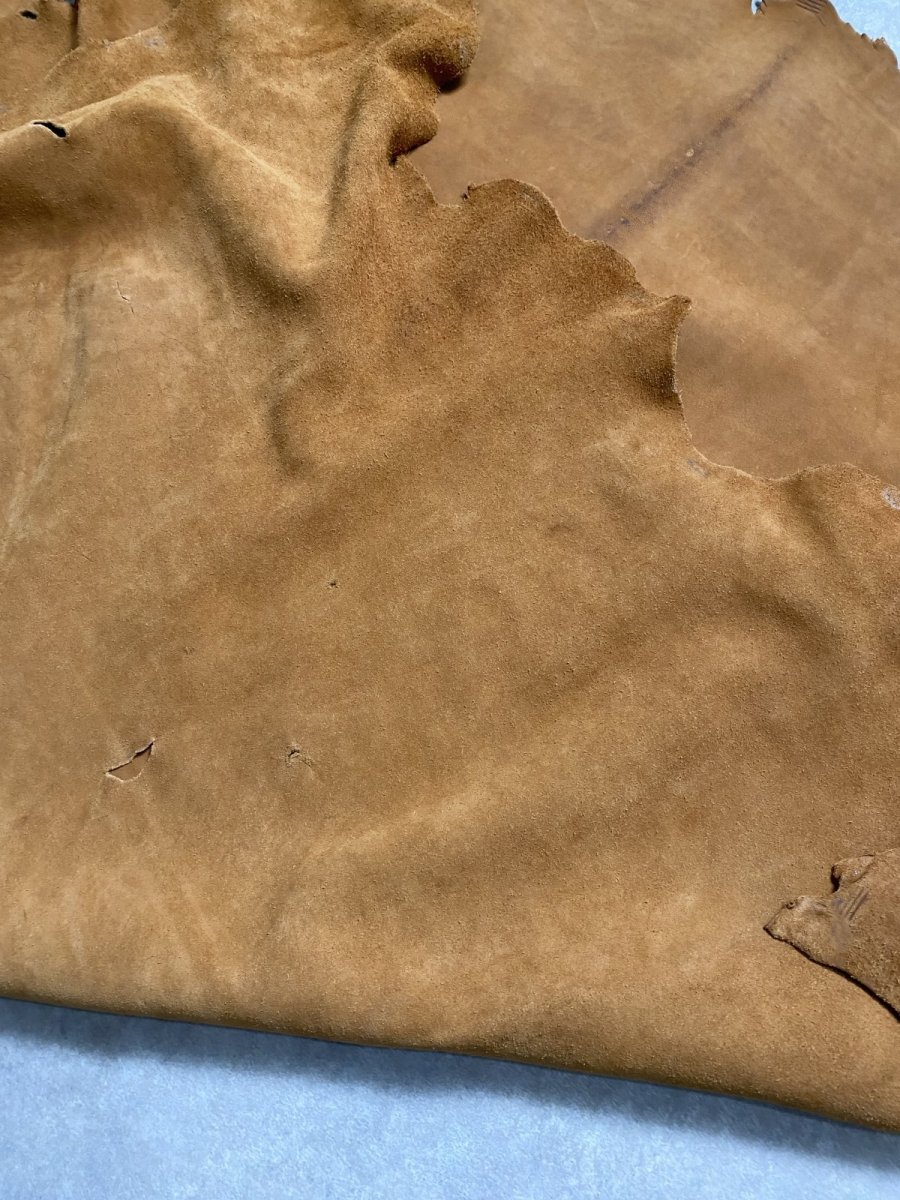 画像12: KUDUクードゥー　 床革スウェード　キャメル　クーズー (12)