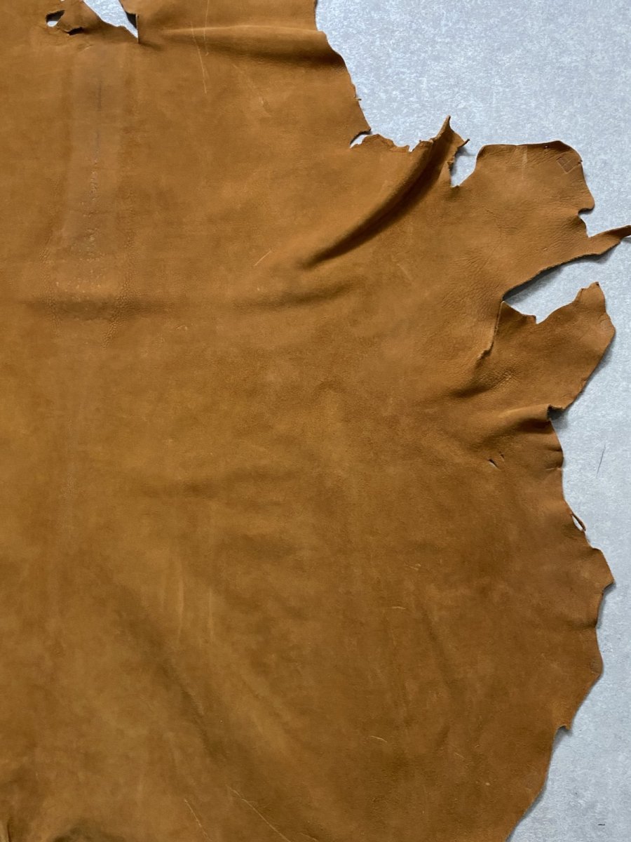 画像7: KUDUクードゥー  床革スウェード キャメル クーズー (7)