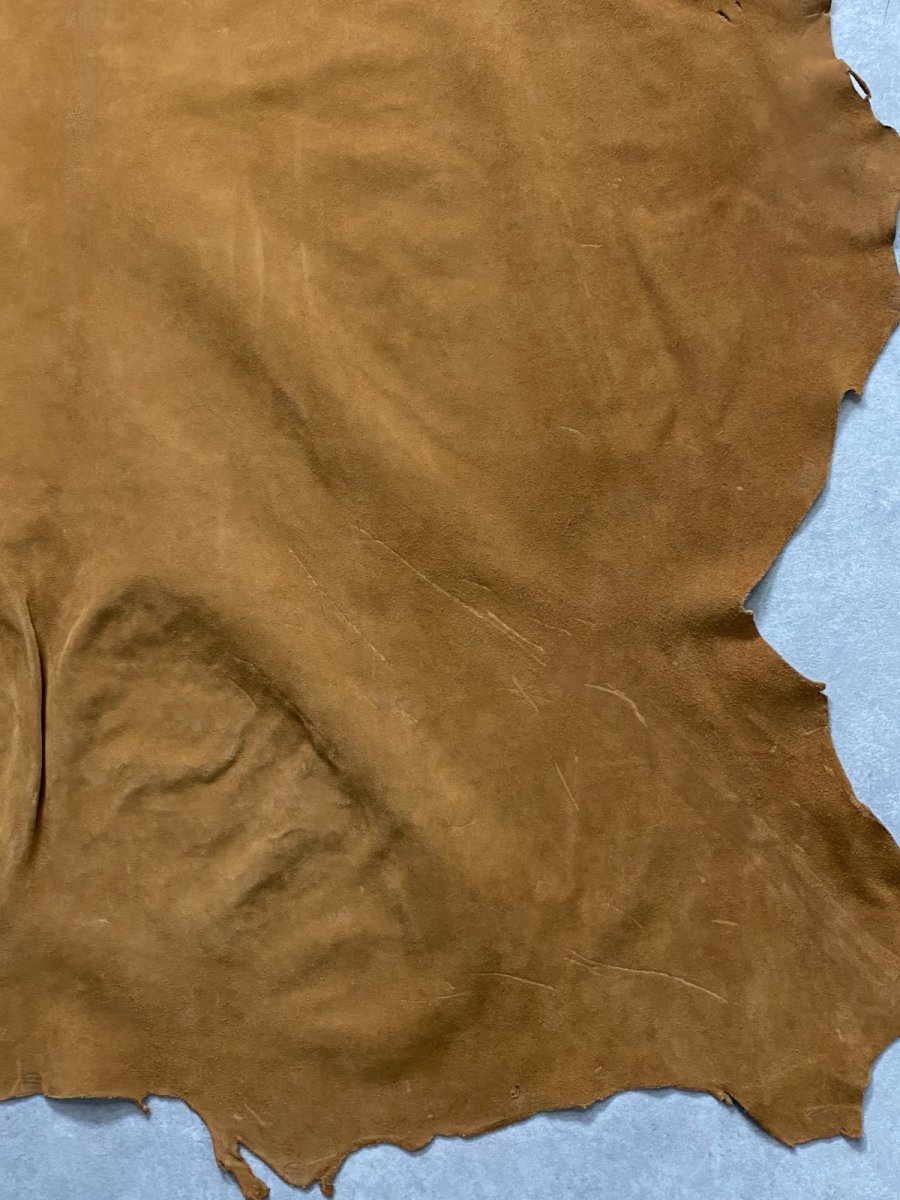 画像10: KUDUクードゥー  床革スウェード キャメル クーズー (10)