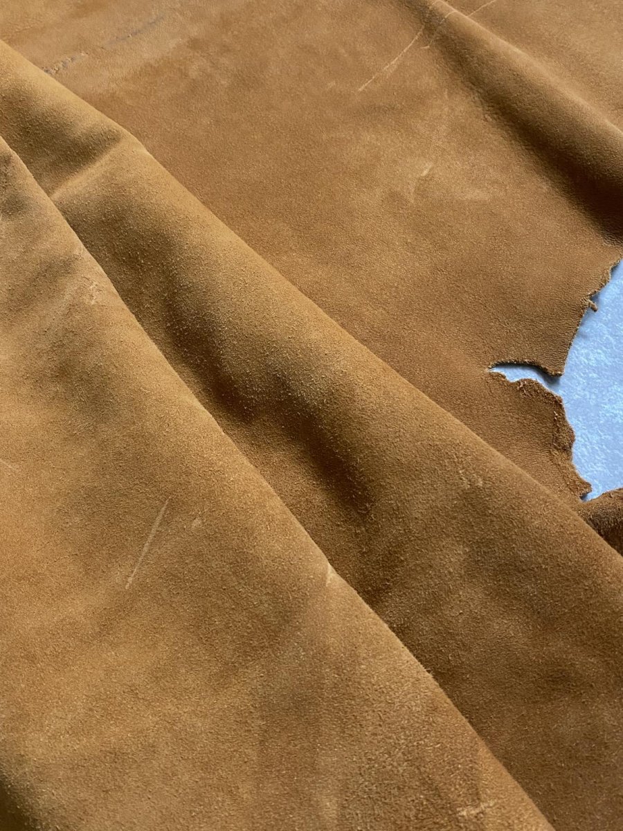 画像2: KUDUクードゥー  床革スウェード キャメル クーズー (2)