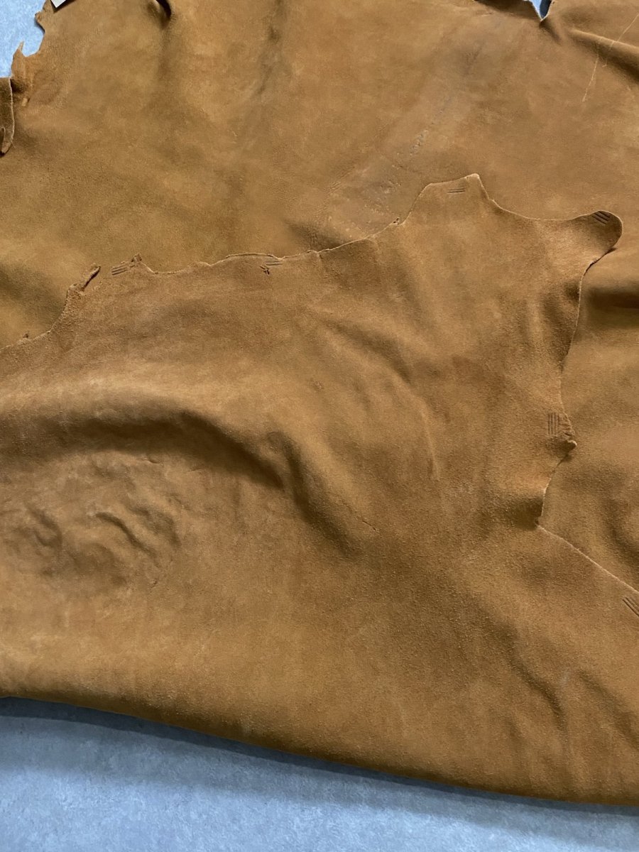 画像11: KUDUクードゥー  床革スウェード キャメル クーズー (11)