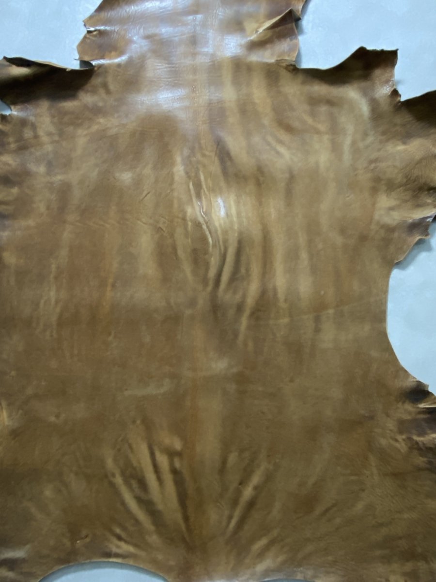 画像4: クードゥー　ヌメ革　キャメル　KUDU　クーズー (4)