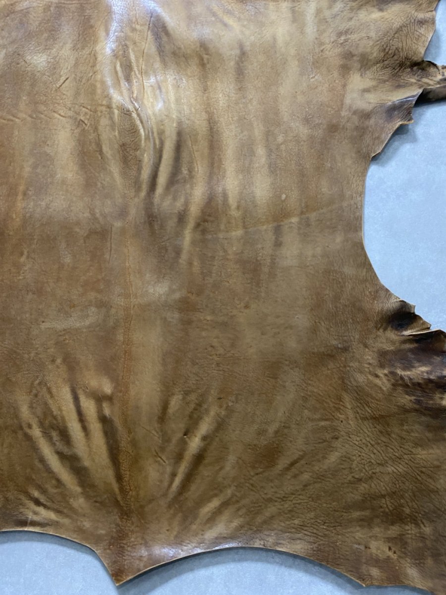 画像7: クードゥー　ヌメ革　キャメル　KUDU　クーズー (7)