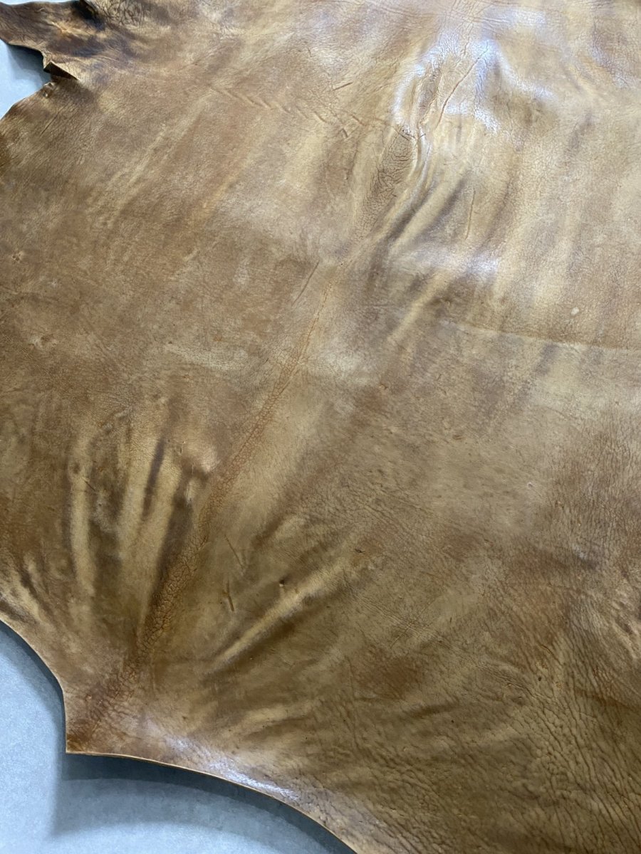 画像9: クードゥー　ヌメ革　キャメル　KUDU　クーズー (9)