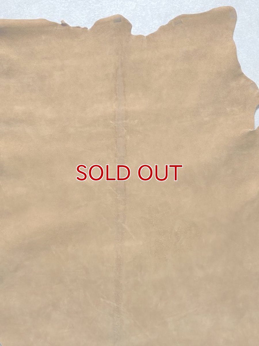 画像3: KUDUクードゥー　 床革スウェード　キャメル　クーズー (3)