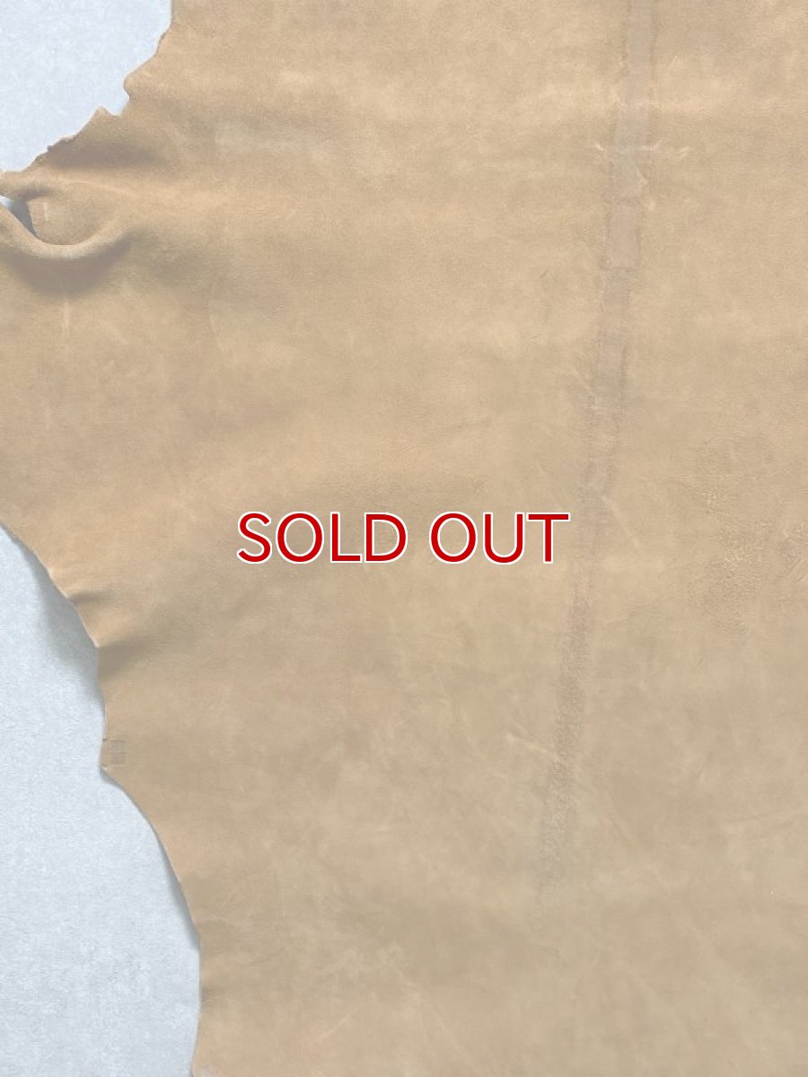 画像4: KUDUクードゥー　 床革スウェード　キャメル　クーズー (4)