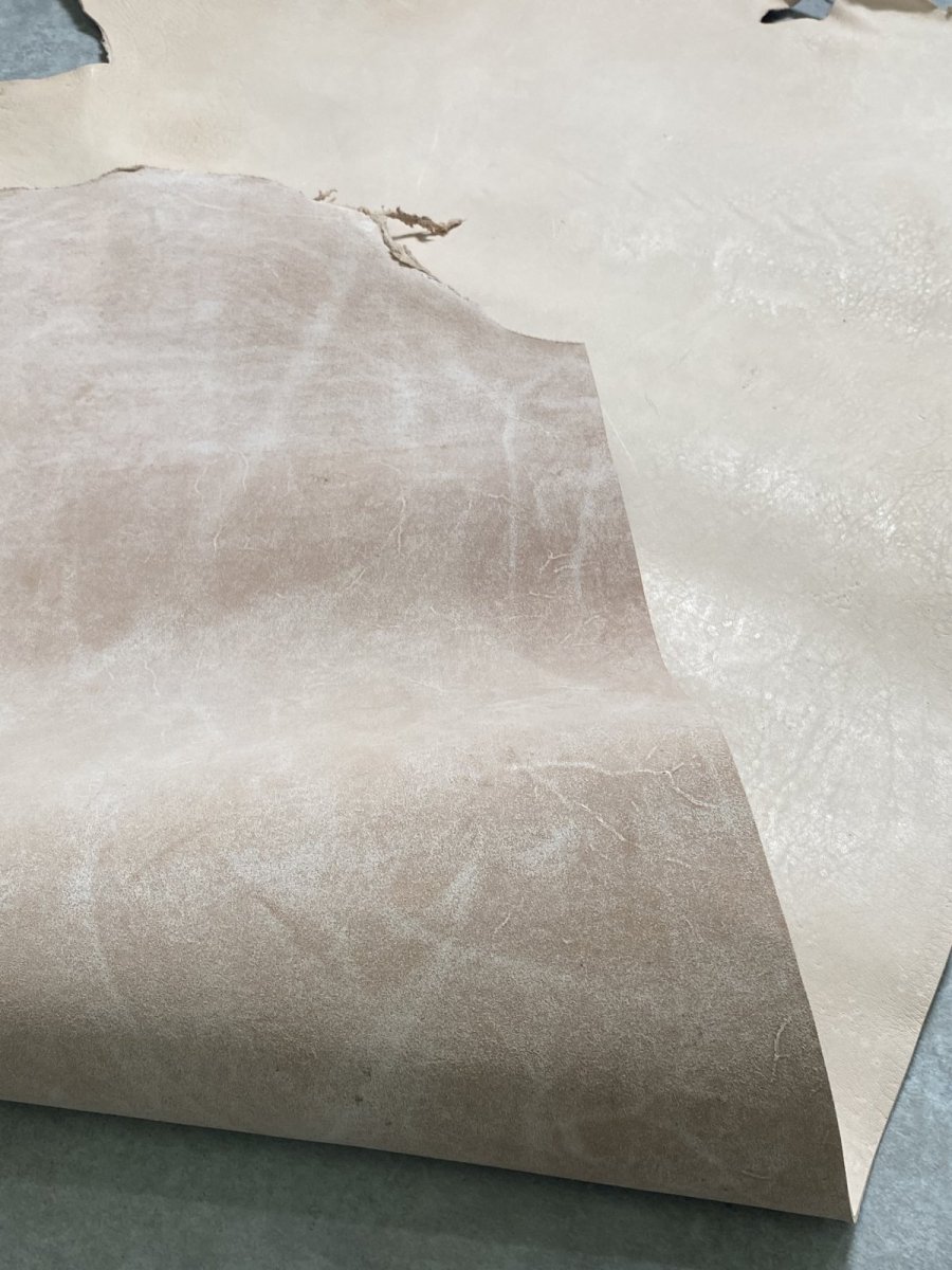 画像10: クードゥー　ヌメ革　ナチュラル　半裁　KUDU　クーズー (10)