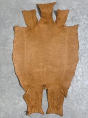 画像8: リザード　トカゲ革　マットキャメル　29cm　エキゾチックレザー (8)