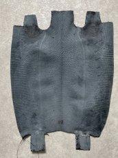 画像8: リザード　トカゲ革　ブラック　29cm　エキゾチックレザー (8)