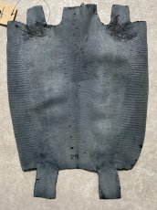 画像7: リザード　トカゲ革　ブラック　29cm　エキゾチックレザー (7)