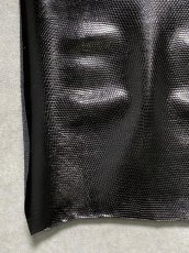 画像6: リザード　トカゲ革　ブラック　29cm　エキゾチックレザー (6)