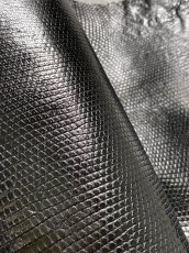 画像3: リザード　トカゲ革　ブラック　29cm　エキゾチックレザー (3)