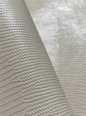 画像3: リザード　トカゲ革　オフホワイト　28cm　エキゾチックレザー (3)