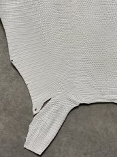 画像4: リザード　トカゲ革　ホワイト　28cm　エキゾチックレザー (4)