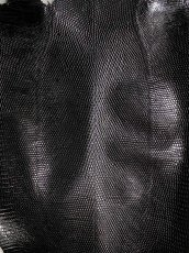 画像2: リザード　トカゲ革　ブラック　29cm　エキゾチックレザー (2)