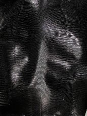 画像2: リザード　トカゲ革　ブラック　29cm　エキゾチックレザー (2)