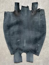 画像8: リザード　トカゲ革　ブラック　31cm　エキゾチックレザー (8)