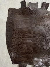 画像3: リザード　ニコチン  29cm　トカゲ革　エキゾチックレザー (3)