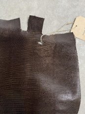 画像6: リザード　ニコチン  29cm　トカゲ革　エキゾチックレザー (6)