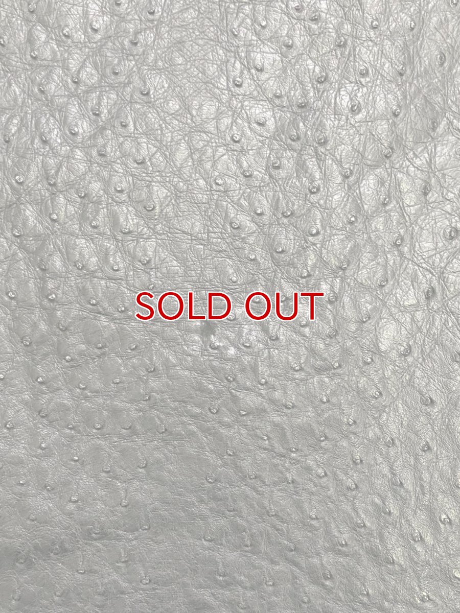 画像10: オーストリッチ革　ブラック　ダチョウの革　オーストリッチレザー　エキゾチックレザー (10)