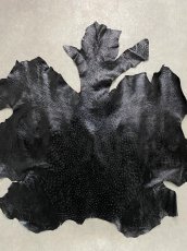 画像1: オーストリッチ　エナメル　ブラック (1)