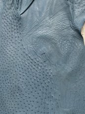 画像8: オーストリッチ　ブルージーン　ダチョウ革 (8)