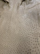 画像7: オーストリッチ　ミンク　ダチョウ革　エキゾチックレザー (7)