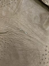 画像8: オーストリッチ　ミンク　ダチョウ革　エキゾチックレザー (8)