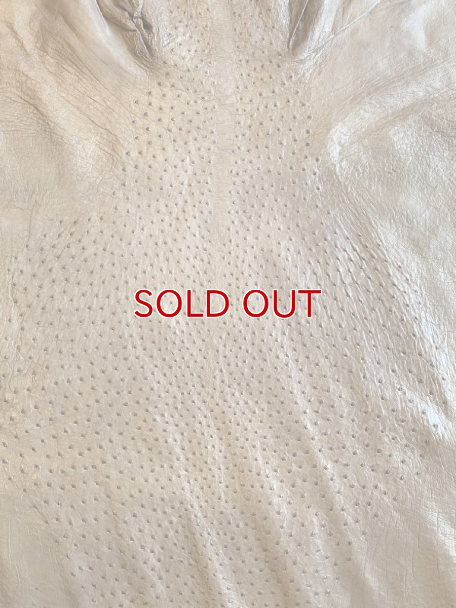 画像2: オーストリッチ　ミンクlot2　ダチョウ革　エキゾチックレザー (2)