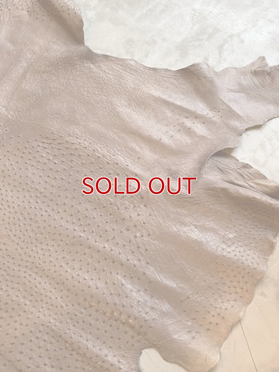 画像5: オーストリッチ　ミンクlot2　ダチョウ革　エキゾチックレザー (5)