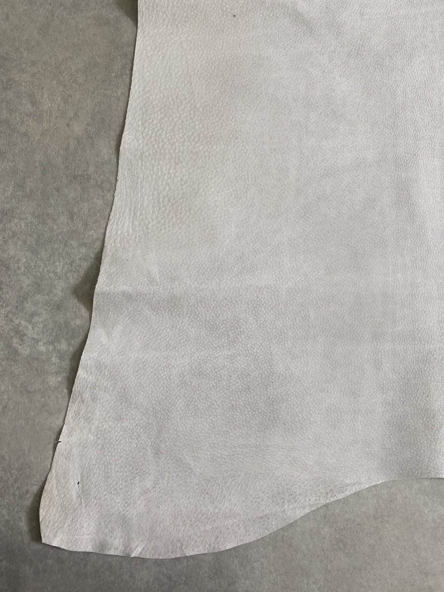 画像6: 豚　床革　ピッグスウェード　オフホワイト (6)