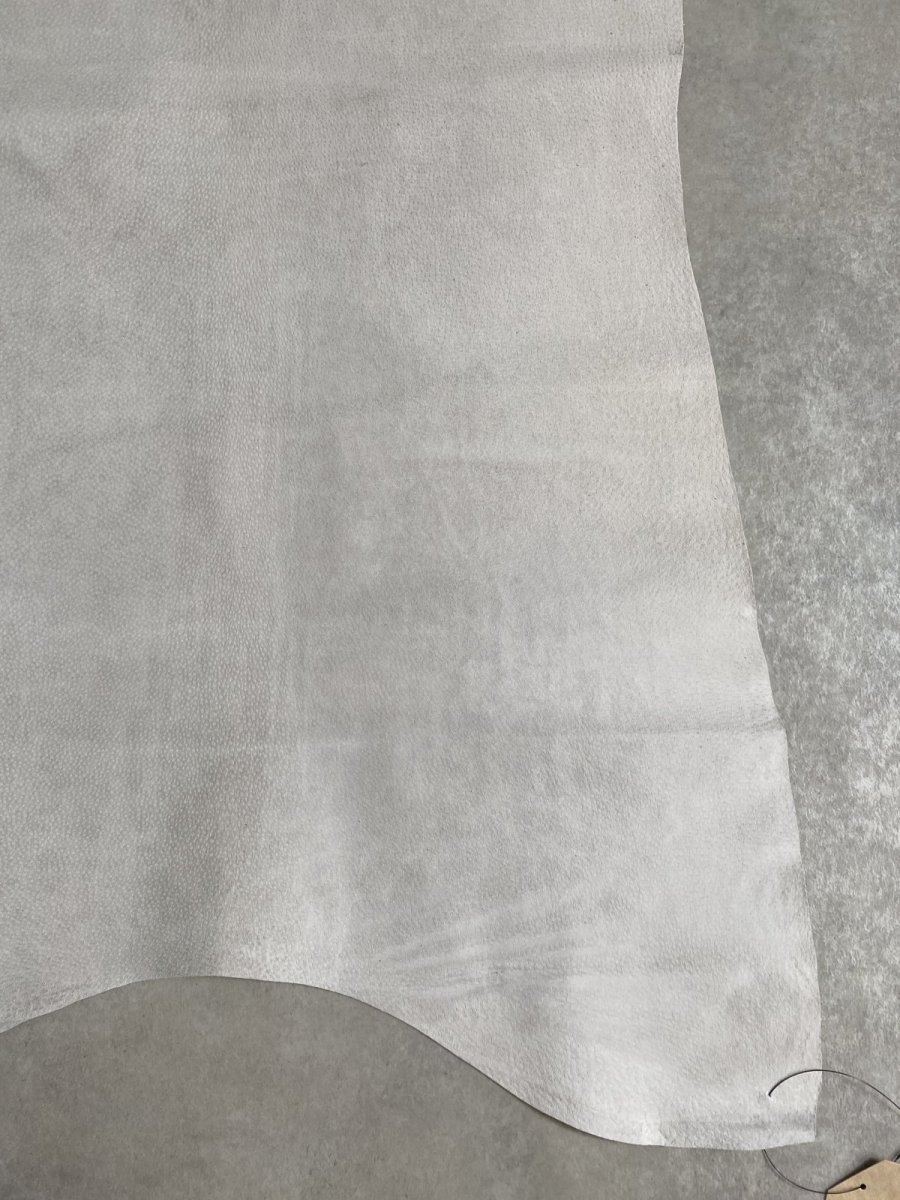 画像7: 豚　床革　ピッグスウェード　オフホワイト (7)