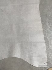 画像7: 豚　床革　ピッグスウェード　オフホワイト (7)