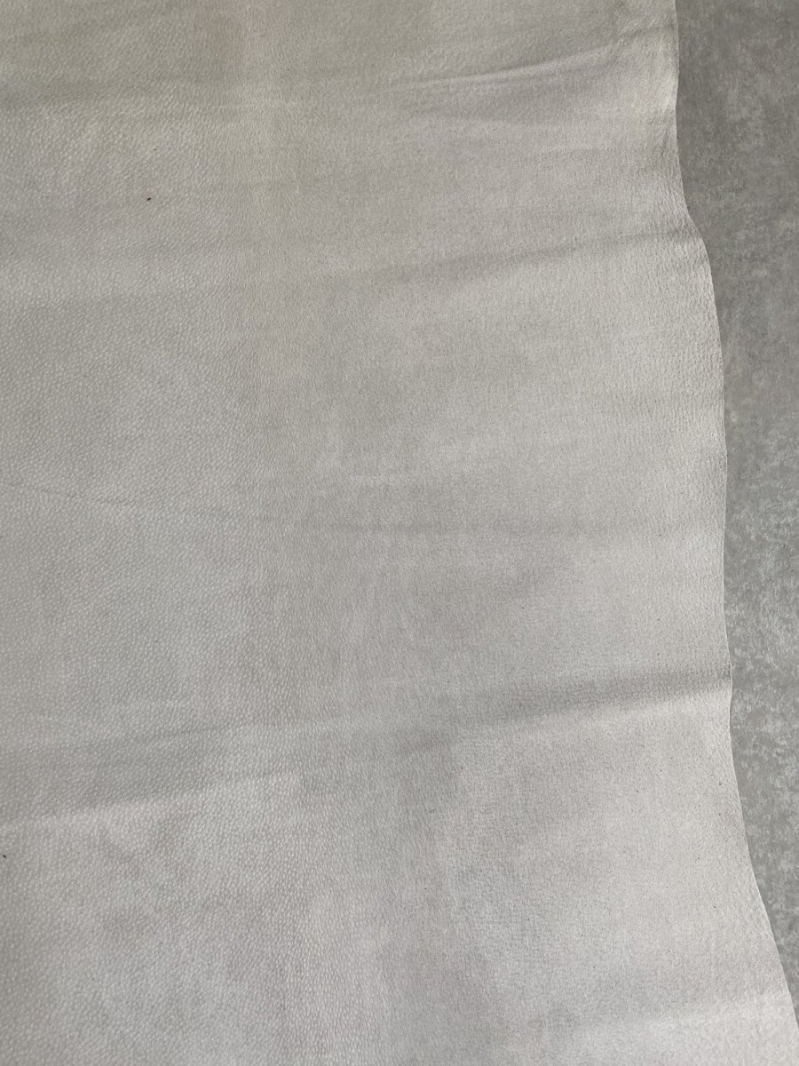 画像5: 豚　床革　ピッグスウェード　オフホワイト (5)